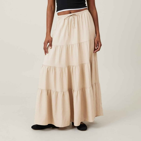 Awdenio Skirts for Women Maxi Skirts High Waist Renaissance Skirt Long Skirt with Pockets