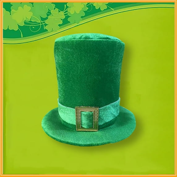 Awdenio St. Patricks Day Irish Hat Sequin Fedora Leprechaun Costume Accessories Unisex Adult Teens Funny Party Hats