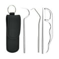 thumbnail image 1 of Awdenio Stainless Steel Toothpicks Kit, Premium Teeth Cleaning Tools, Reusable Tooth Picks Set, Pocket Keychain Portable Metal Toothpicks Holder for Travel, 1 of 4