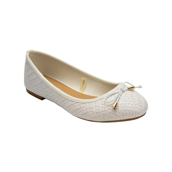 Awdenio Summer Flats Shoes for Women, Fashion Ladies Ladies Round Toe Flat Bow-Knot Leisure Comfortable Braid Shoes