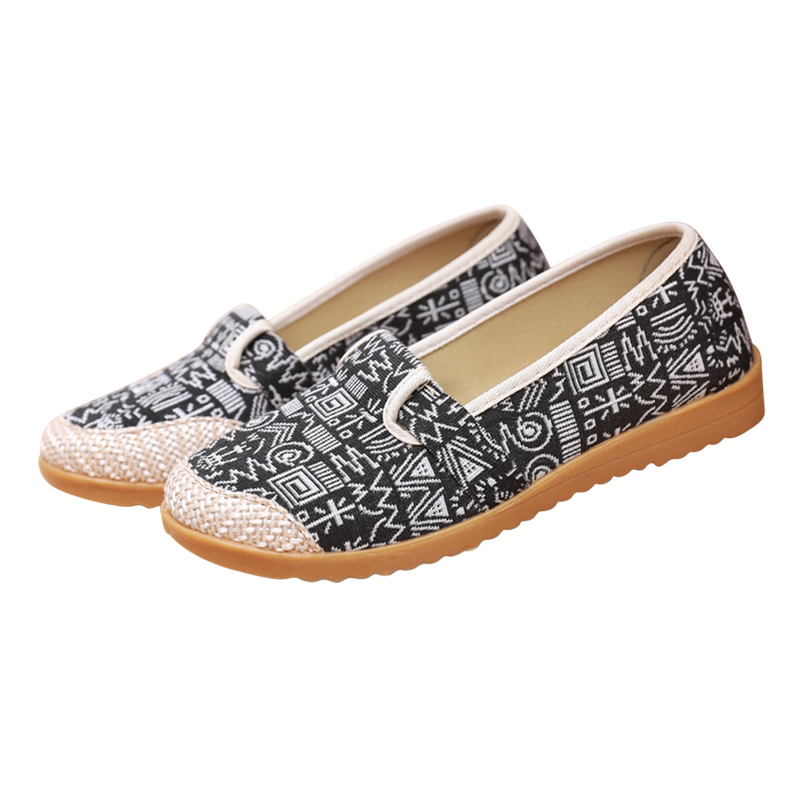 Women Summer Casual Genuine Leather Flat Shoes 6