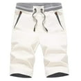 thumbnail image 1 of Awdenio Summer Shorts Mens Casual Comfortable Workout Shorts Drawstring Pockets Elastic Shorts, 1 of 4