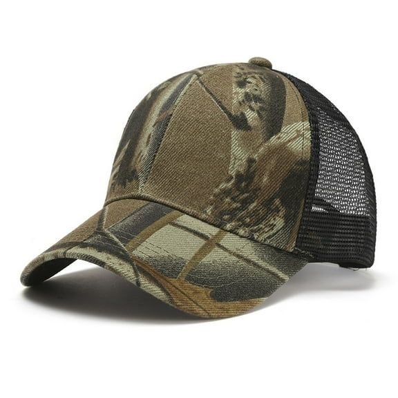 Awdenio Sun Hat Women's Fashion Camouflage Beach Hat Sunshade Hip Hop Hat Grass Hat Women's Summer Sunscreen Sun Hat