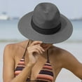 thumbnail image 1 of Awdenio Sun Hat Women's Summer Sun Protection Hat UPF 50+ Wide Brim Braided Straw Beach Sun Hat with Riband, 1 of 5