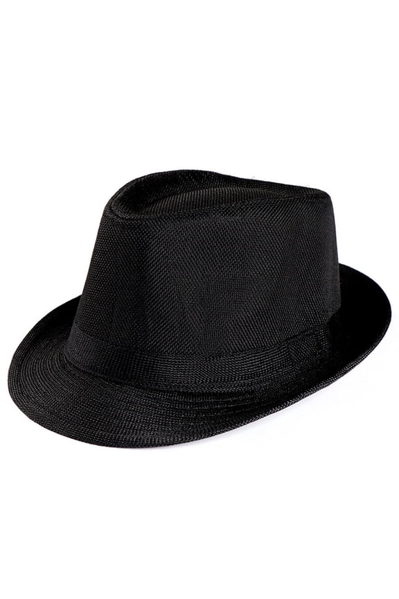 Awdenio Sunshade Hats Unisex Gangster Cap Beach Sun Straw Band Sunhat