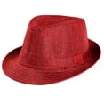 thumbnail image 1 of Awdenio Sunshade Hats Unisex Gangster Cap Beach Sun Straw Band Sunhat, 1 of 1