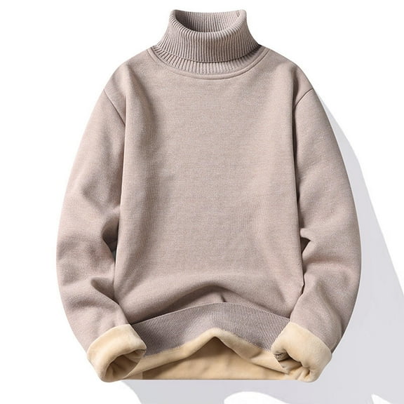Awdenio Sweaters for Men Casual Slim Fit Knitted Turtleneck Pullover Long Sleeve Knit Choker Sweaters with Twist Patterned