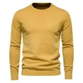 thumbnail image 1 of Awdenio Sweaters for Men Slim Fit Round Neck Casual Pullover Basic Twist Patterned Knitted Long Sleeved Fall Winter Top Sweater, 1 of 3