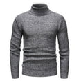 thumbnail image 1 of Awdenio Sweaters for Men Turtleneck Sweater Slim Fit Casual Sweater for Men Long Sleeve Pullover Thermal Sweater, 1 of 6
