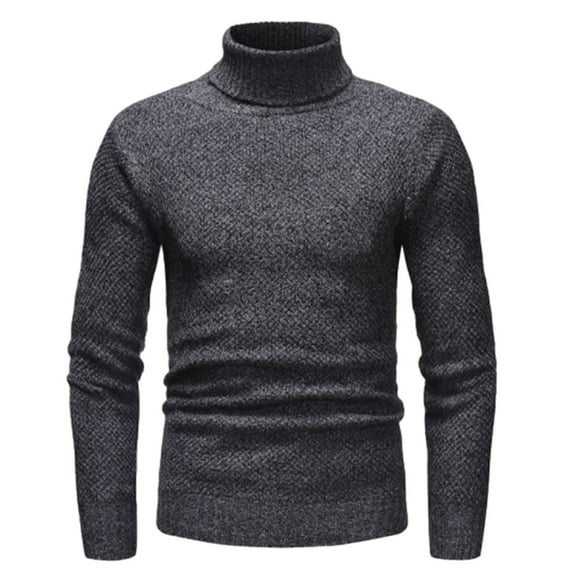 Awdenio Sweaters for Men Turtleneck Sweater Slim Fit Casual Sweater for Men Long Sleeve Pullover Thermal Sweater