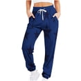 thumbnail image 1 of Awdenio Sweatpants for Women New Arrivals Fashion Star Printed Casual Drawstring Sports Ankle Binding Joggers withpockets, 1 of 5