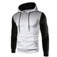 thumbnail image 1 of Awdenio Sweatshirts for Men Contrast Hoodies Lightweight Sweatshirt Color Block Jacket Coats, 1 of 4