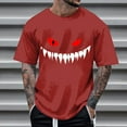 thumbnail image 1 of Awdenio T Shirts for Man Ghost Shirt Loose Fit Round Neck Cute Funny Tee Halloween Party Short Sleeve Tops, 1 of 5
