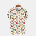 thumbnail image 1 of Awdenio T Shirts for Men Hawaiian Shirt Short Sleeves Button Down Beach Casual Shirts with Pocket, 1 of 4