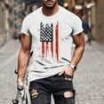 thumbnail image 1 of Awdenio T shirts for Man American Flag Shirts Men: 4th of July Patriotic T-Shirt USA Print Independence Day Tee Casual Tops, 1 of 5