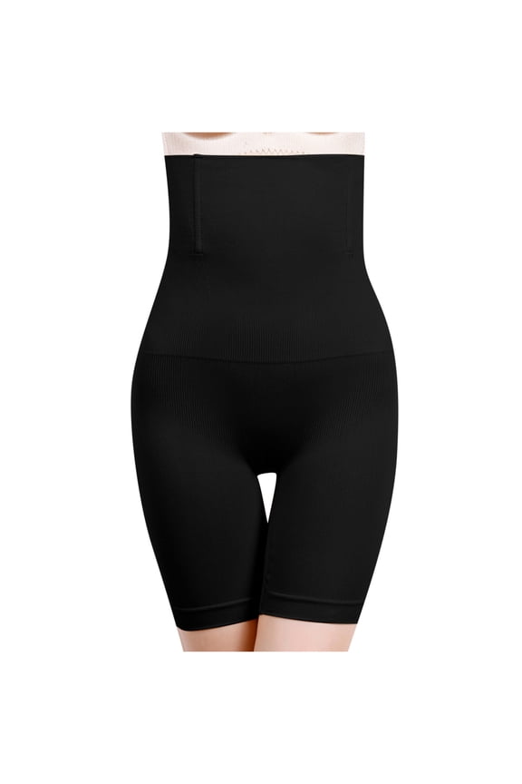 Awdenio Thigh Shapers for Women, Women's Solid Panties High-Waist Tummy Control Buttocks Puller Abdomen Ne-Piece Shapewear, Size S-6XL