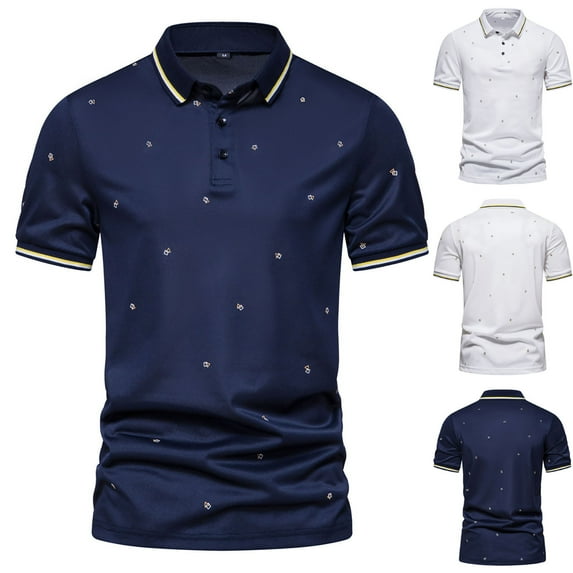 Awdenio Tshirts Shirts for Men Dir Fit Solid Shirt Athletic Short Sleeve Various