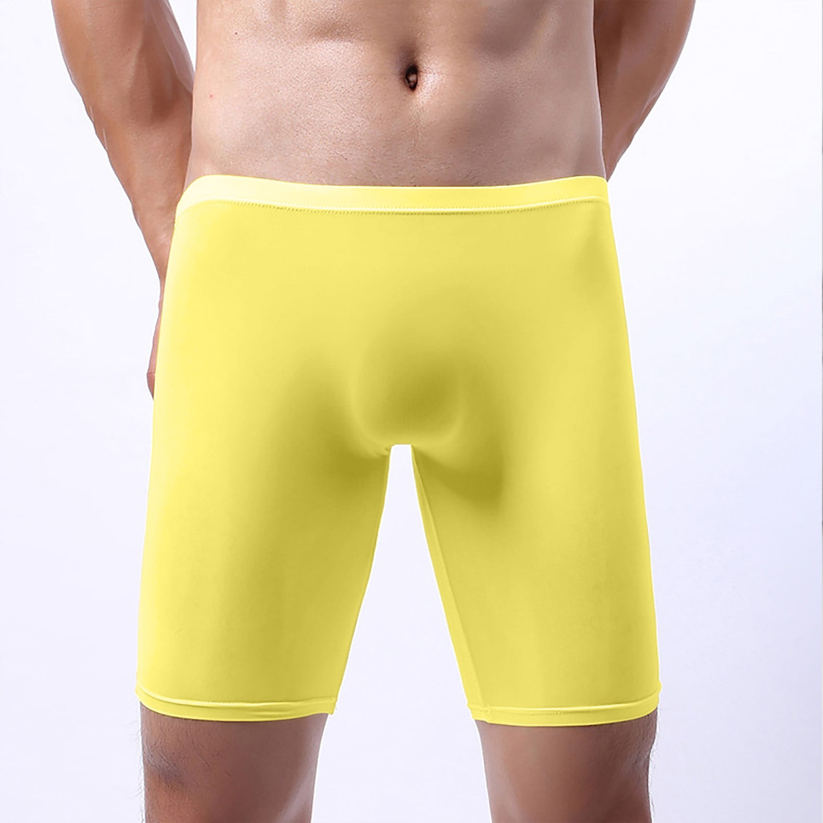 Awdenio Underwear for Man Breathable Gradually Solid Color Flat Angle