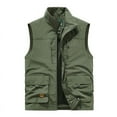 thumbnail image 1 of Awdenio Unisex Jackets for Men, Men's Work Jacket Standing Collar Multiple Pockets Outdoor Photography and Sports Vest Jacket Coat, 1 of 3