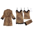 thumbnail image 1 of Awdenio Valentine's Day Pajamas for Women New Women Lace Teddy Cute Deep V Piece Nightdress Sleepwear 4-piece set, 1 of 5