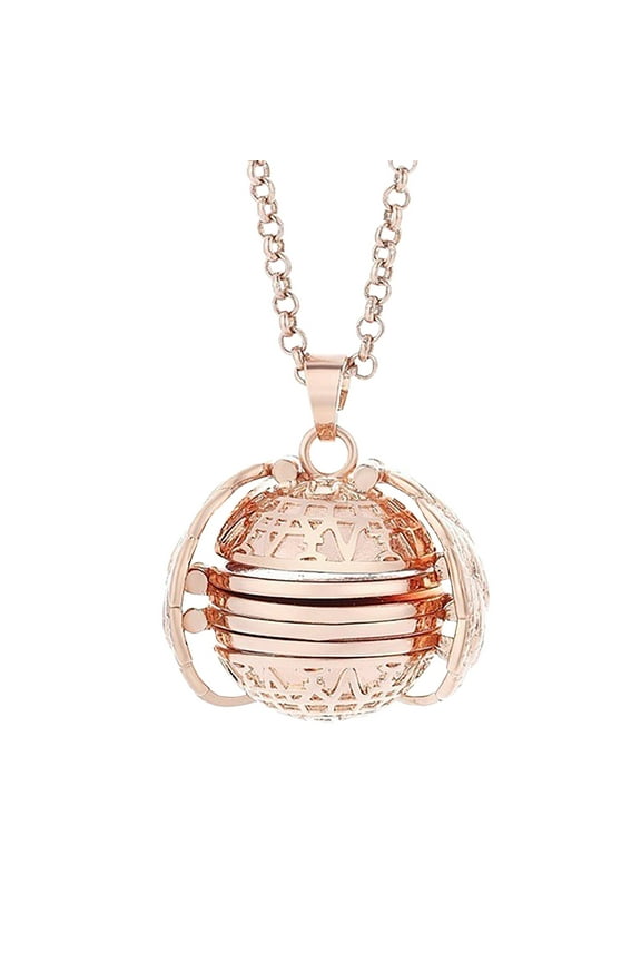 Valentine's Expanding Photo Locket Necklace Pendant 4 Pictures Chain Necklaces Memorial Gifts for Women Gir1s