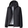Awdenio Winter Jackets for Men Color Blockt Slim Fit Zipper Hoodie