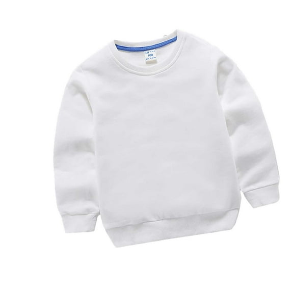 Awdenio Winter Kids Hoodies Boys Girls Children Solid Color Children's Sweater Pullover Outerwear