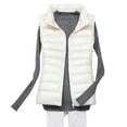 thumbnail image 1 of Awdenio Winter Puffer Vest Women Lightweight Sleeveless Solid Color Down Vest Stand Collar Womens Vests Zip up Outerwear, 1 of 4