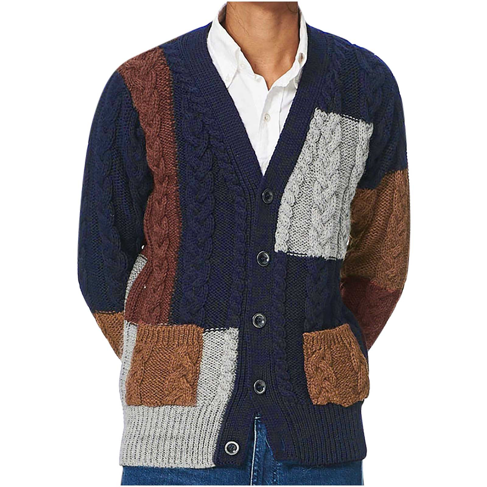Awdenio Winter Sweater for Men Sale, Men's Fashion and Winter Lapel ...
