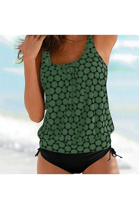 Women Swimsuits Swimsuit Tops for Women Modest Tummy Control Swim Tops Plus Size Bathing Suit Top