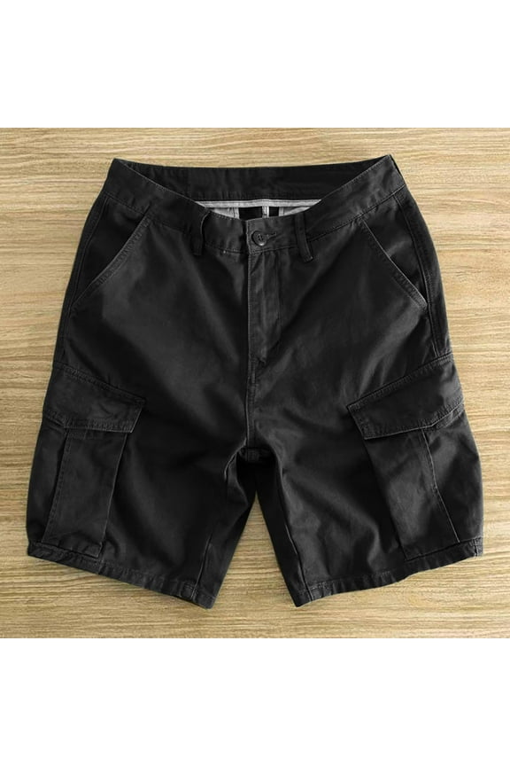 Women's Casual Shorts , Women'S Pocket Summer Casual Solid Color Cargo Shorts on