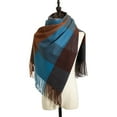 thumbnail image 1 of Awdenio Women's Fashion Scarves, Ladies Scarf Striped Color Plaid Shawl Elegant Ladies Style Warm Comfortable and Winter Scarf, 1 of 4
