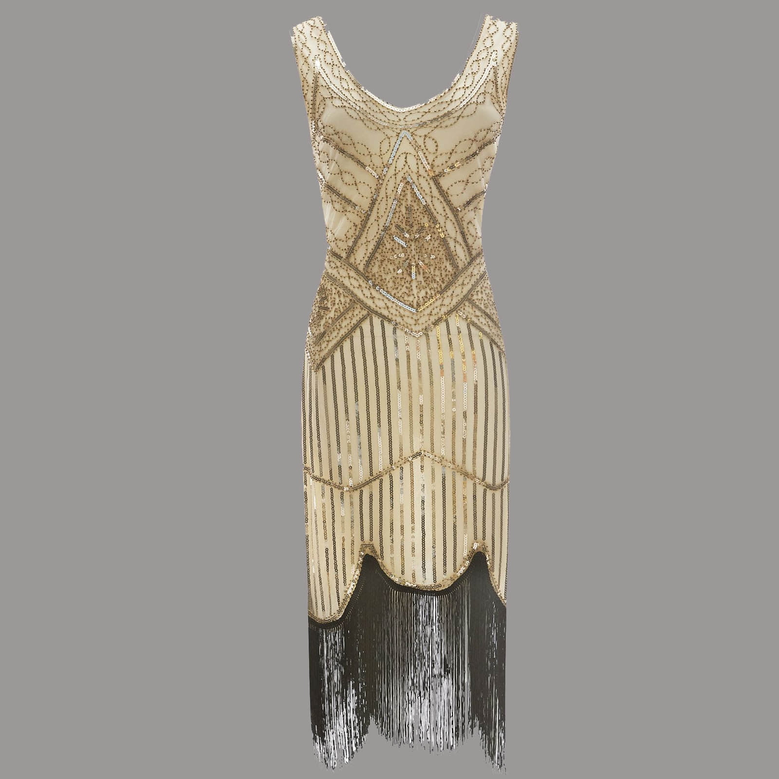 Awdenio Women's Formal Dresses On , Plus Size Vintage 1920s Flapper Tassel  Great Evening Party Cocktail Dress - Walmart Business Supplies
