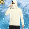 thumbnail image 1 of Awdenio Jackets for Men UPF 50+ Fishing Long Sleeve Hooded Rash Guard Hiking Swimming Running UV Protection Hoodie, 1 of 6