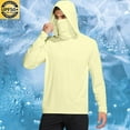 thumbnail image 1 of Awdenio Mens Jacket UPF 50+ Fishing Long Sleeve Hooded Rash Guard Hiking Swimming Running UV Protection Hoodie, 1 of 7