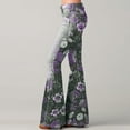 thumbnail image 1 of Awdenio Women's Jeans , Fashion Women's High Waist Loose Pocket Lace-Up Flared Pants Stretch Cow Jeans Pants On, 1 of 5