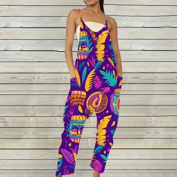 Awdenio Women's Jumpsuits, Womens Plus Size Overalls Casual Loose Dungarees Romper Baggy Playsuit Jumpsuit