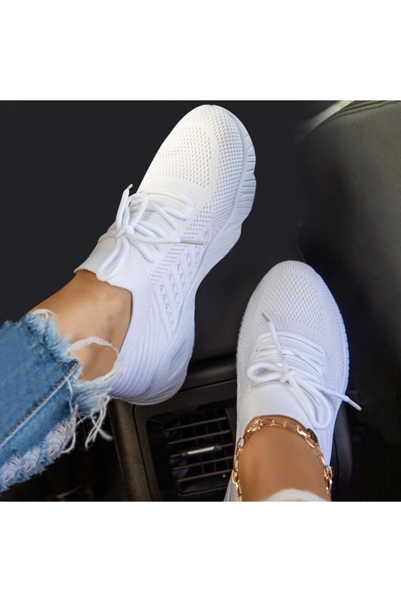 Women's Loafers & Slip-Ons , Summer Plus Size Fashion Casual Mesh Breathable Women's Sports Shoes