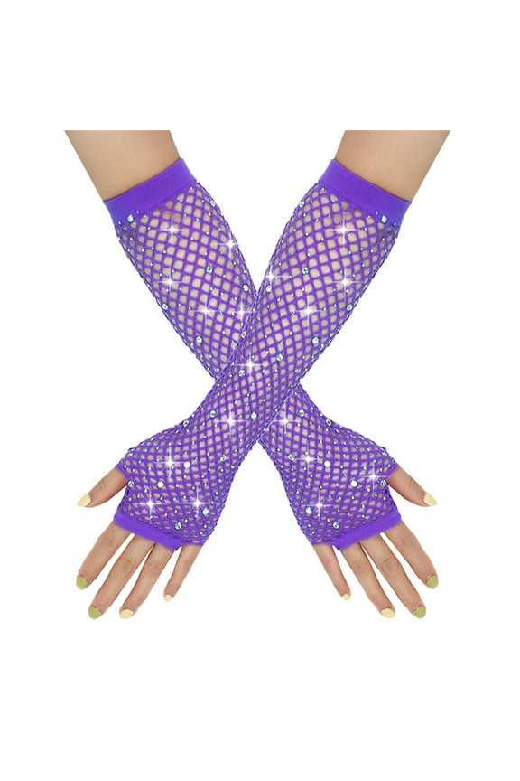 Women's Running Gloves, Women Winter Wrist Arm Warmer Solid Knitted Long Fingerless Gloves Mitten