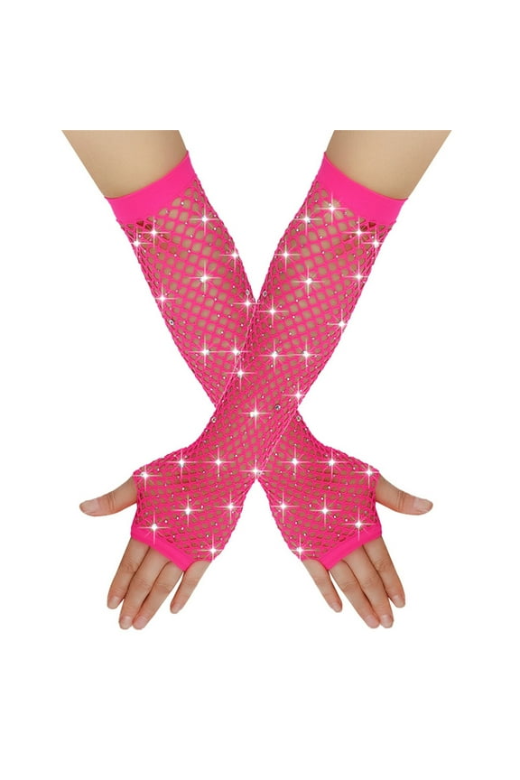 Women's Skiing & Snowboarding Gloves, Women Winter Wrist Arm Warmer Solid Knitted Long Fingerless Gloves Mitten