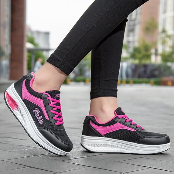 Awdenio Women's Walking Shoes , Summer Plus Size Fashion Casual Mesh Breathable Women's Sports Shoes
