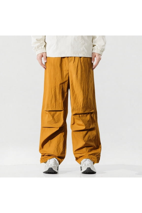 Work Pants for Men Baggy Cargo Pants Casual Cargo Pants Loose Fit Hip Hop Harem Pants with Pockets