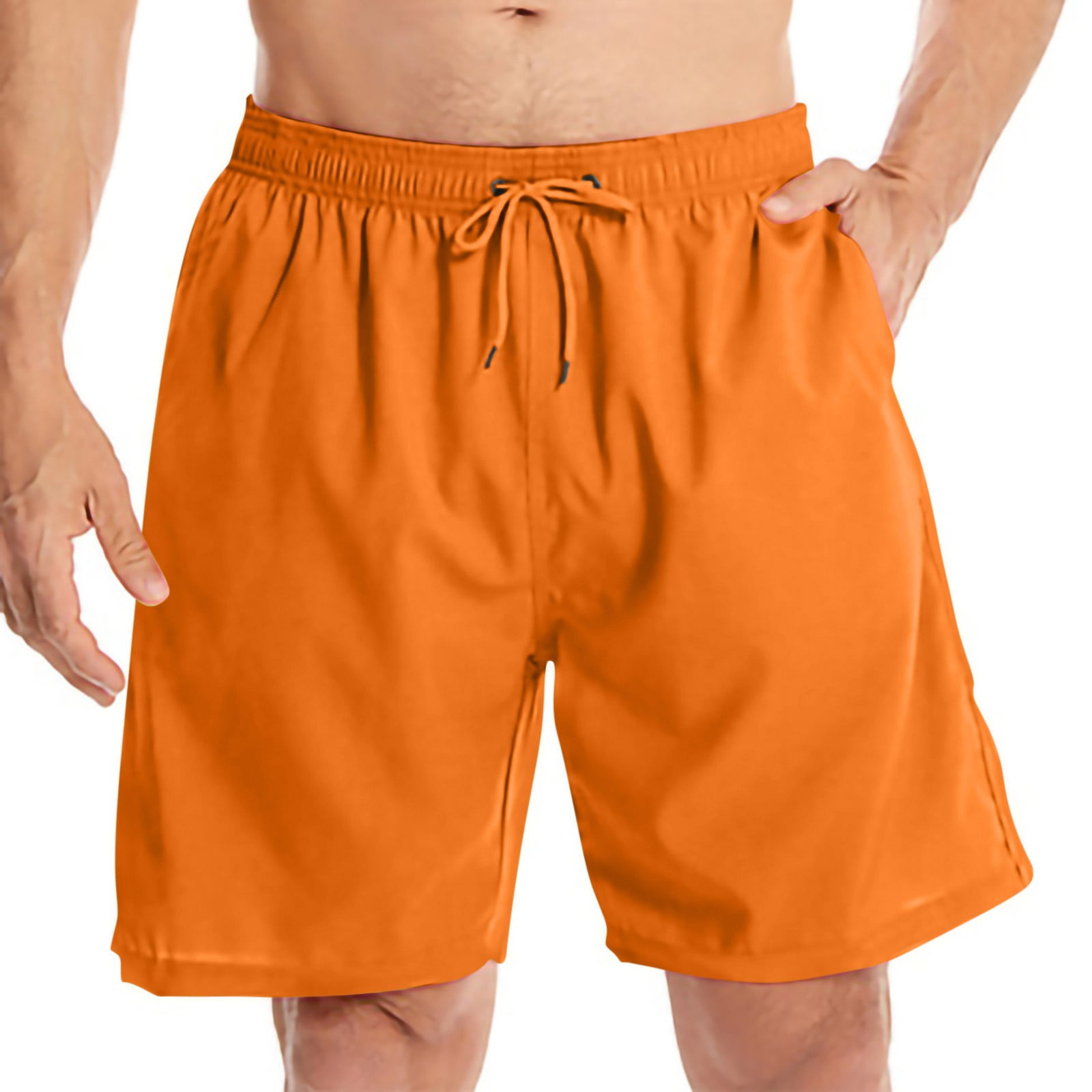 Muzboo Men's Quick-Dry Gym Shorts With Zip Pockets - Lightweight Sports Shorts For Big & Tall