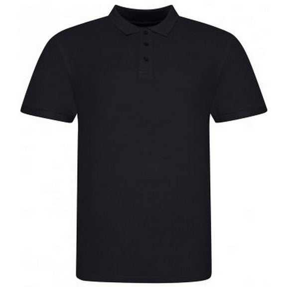 Awdis Mens Piqu Cotton Short-Sleeved Polo Shirt