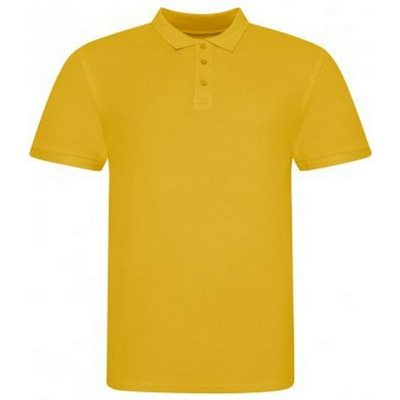 Awdis Mens Piqu Cotton Short-Sleeved Polo Shirt