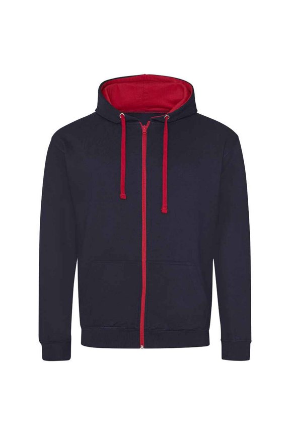 Mens Varsity Full Zip Hoodie