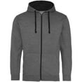 thumbnail image 1 of Awdis Mens Varsity Full Zip Hoodie, 1 of 3