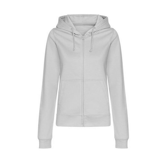 Awdis Womens College Heather Full Zip Hoodie