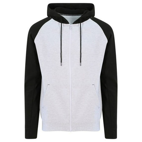 Awdis Womens Full Zip Baseball Hoodie