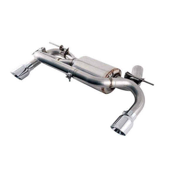 AWE Tuning BMW F3X 340i Touring Edition Axle-Back Exhaust with Chrome Silver Tips (90mm)